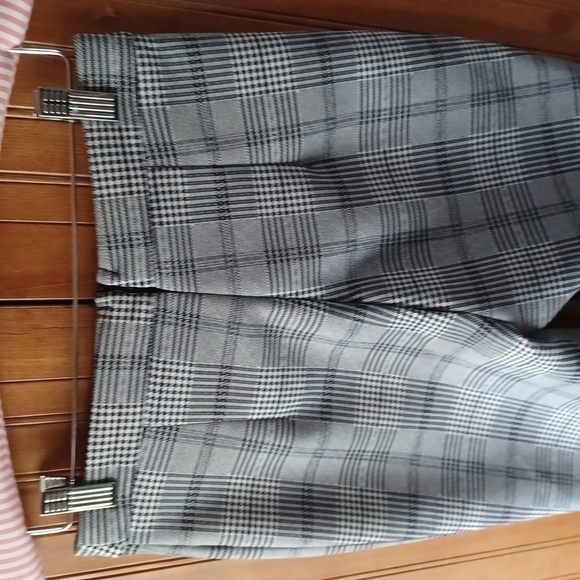 NWT REVAMPED Dark Academia Plaid StretchyTrousers - Picture 4 of 7